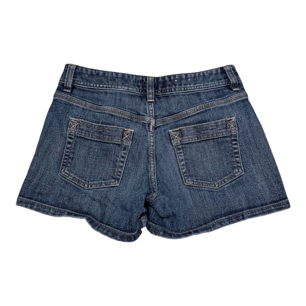 Y2K Old Navy Blue Jeans Low Waist Medium Wash Jean‎ Shorts Women's 1 (27" Waist)